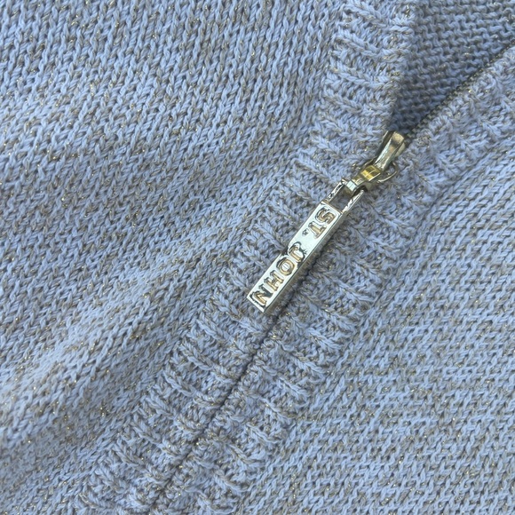 St John Sport Cream and Gold Track Jacket - Picture 4 of 7